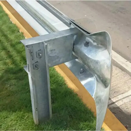 Spray Plastic Guardrail Post