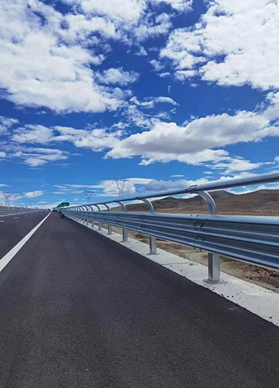 Two-Beam Highway Guardrail