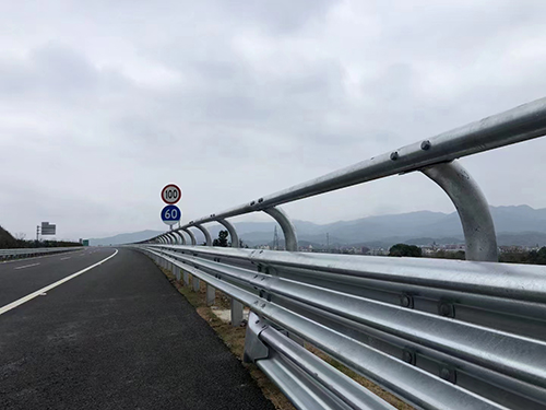 Two-Beam Highway Guardrail