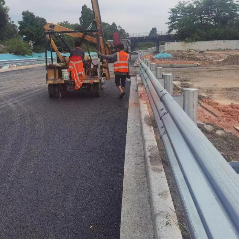 waveform plate guardrail