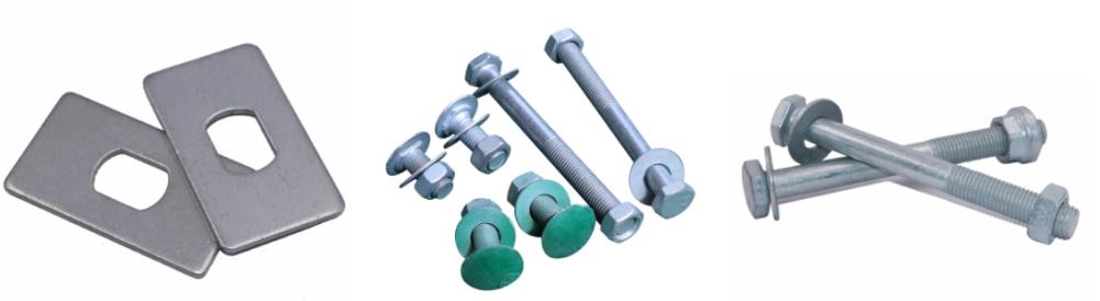 Highway Guardrail Nuts And Bolts Washer