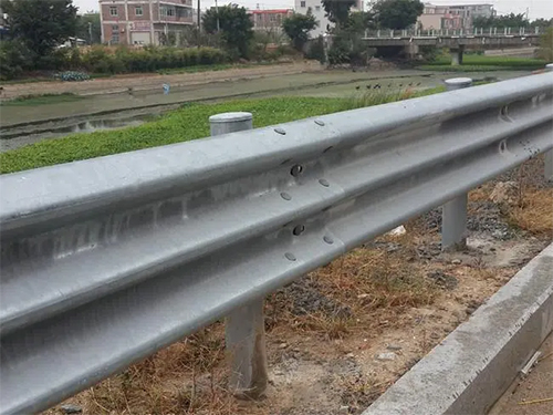 Two-Beam Highway Guardrail